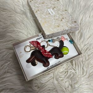 Piper K Dachshund Doxie Dog Tennis Ball Keychain & Bag Charm NIB